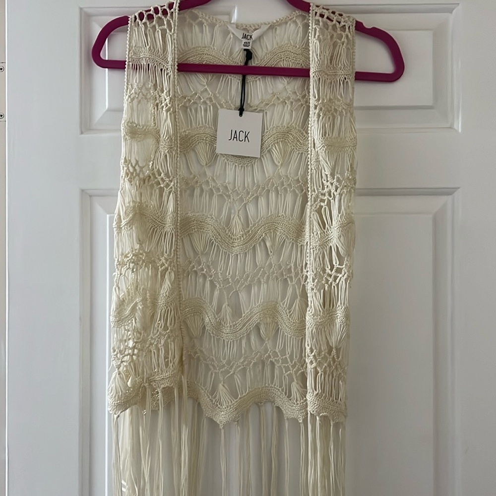 Women’s Jack By Bb Dakota Fringe Top XS/S - Picture 1 of 3